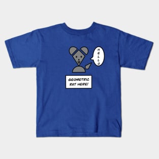 Cute geometric rat Kids T-Shirt